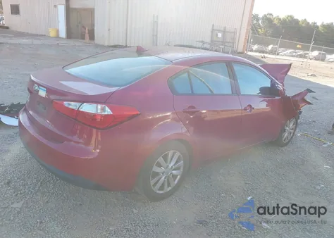 2016 Kia Forte Lx из США, поврежденный, VIN KNAFX4A65G5580209